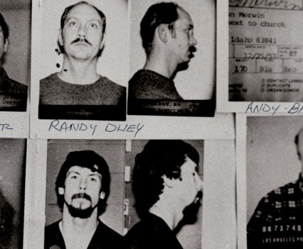 Group of black and white mugshots