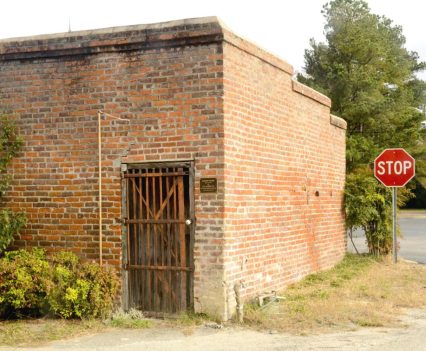 The jail in Elloree, South Carolina, from which a mob took Rosa Richardson before hanging and shooting her. She and her sister had been held inside for “safe keeping’’ while authorities searched for a missing 12-year-old white girl