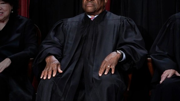 Supreme Court Justice Clarence Thomas.