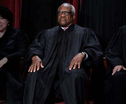 Supreme Court Justice Clarence Thomas.