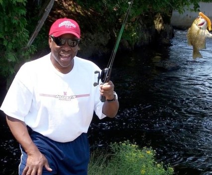 Thomas fishing in the Adirondacks