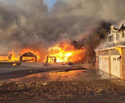 Lisa Young lost both her home and her late father's Corvette on Troon Court in Louisville.