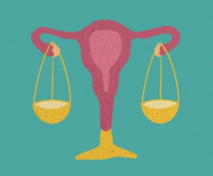 Uterus Scale, Illustration by Christine Ongjoco