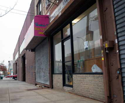 Kruythoff Forrester’s real estate business on Saratoga Avenue in Brownsville, Nov. 30, 2021.