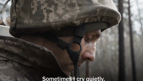 Valentyn, a Ukrainian soldier