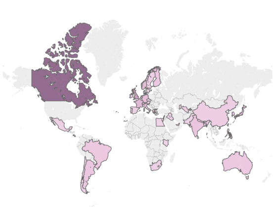 ONA attendees by country