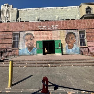 Abbott Elementary behind the scenes at Warner Brothers Studios.