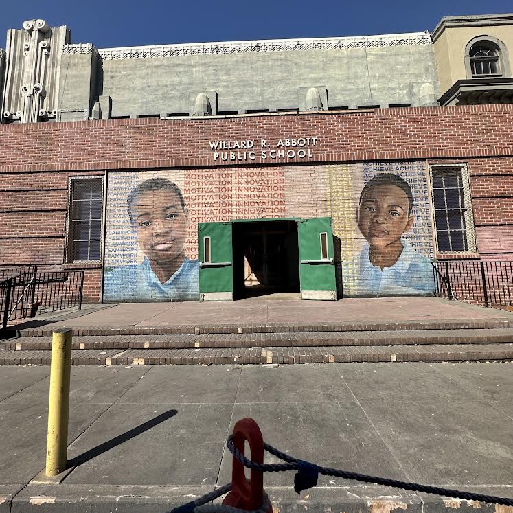 Abbott Elementary behind the scenes at Warner Brothers Studios.