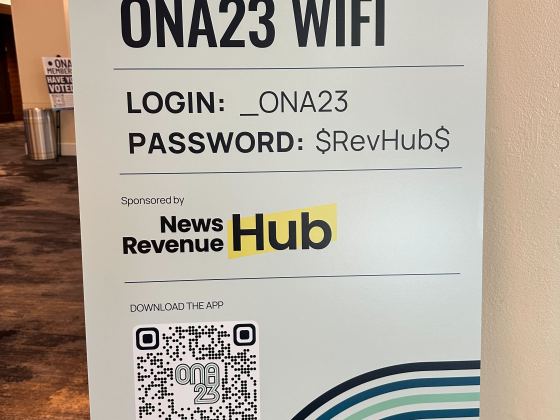 ONA wifi sign