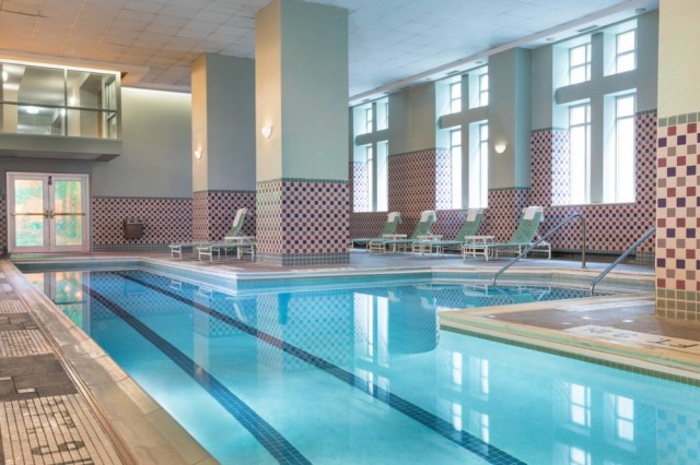 The Philadelphia Marriott Downtown's pool.